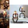 Vintage Industrial Style Water Pipe Robot Table Lamp Perfect For Coffee Bars And Desks