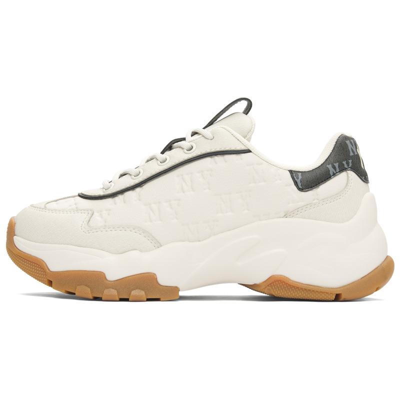 MLB Big Ball Chunky Low-Top Chunky Sneakers Unisex Ivory Sneakers 3ASHBEM4N-50IVS 37.5