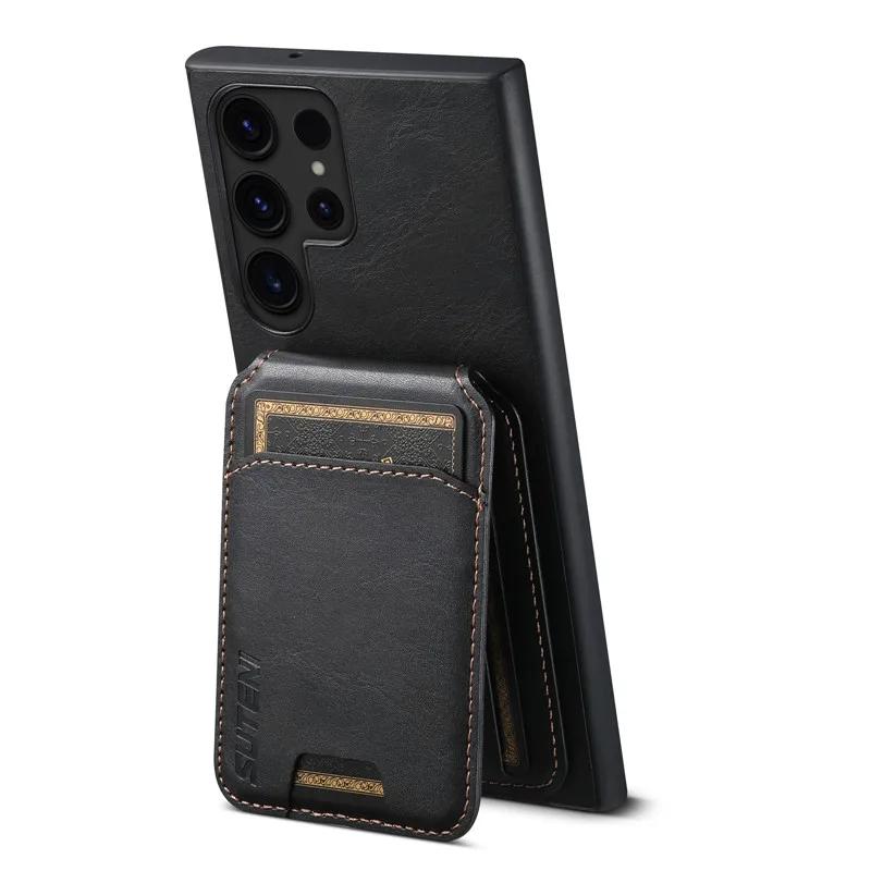 Multifunctional Magnetic Leather Phone Case For Samsung Galaxy S26 Ultra S25 Plus Ultra S24 S23 S22 Ultra Plus S21 Note20Ultra