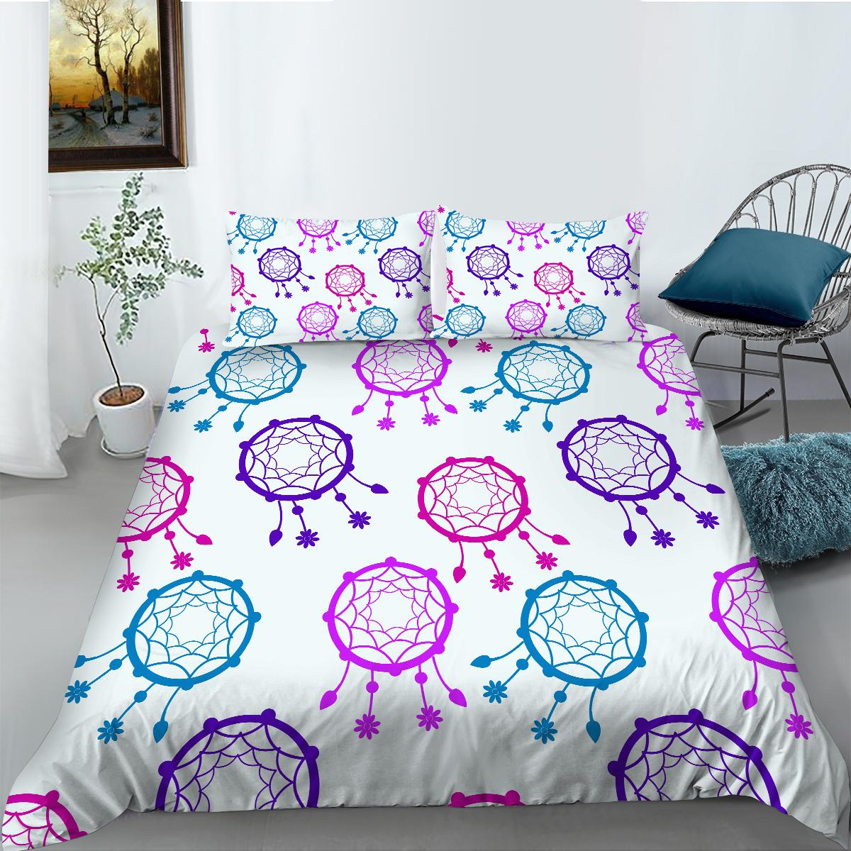 

Домашний комплект пододеяльников, домашние постельные принадлежности, 3D принт Ловец снов, одеяло, пододеяльники, детский подарок, постельное белье EU Single 135x200cm