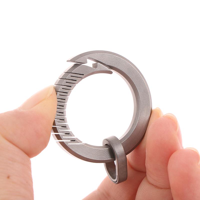 Titan Legierung Schlüsselbund Männer Schlüsselbund Multifunktions Schnalle Persönlichkeit