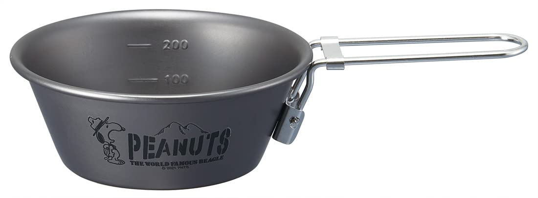 

Skater Aluminum Sierra Cup with Folding Handle and Measuring Scale 300ml Snoopy Camping ASC1-A