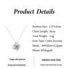 High-end Four-Leaf Clover Necklace with Preserved Flower Gift Box - Elegant Mother's Day Gift for Women
