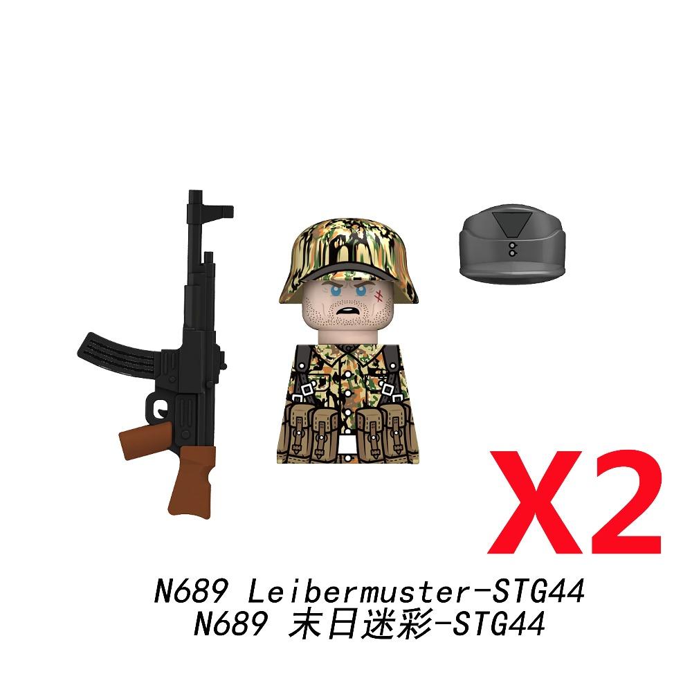 Military Soldier Figure Building Block Weapons Ranger Camouflage Vietnam War US Special Forces KSK Medical Bandit Thief Toy Gift