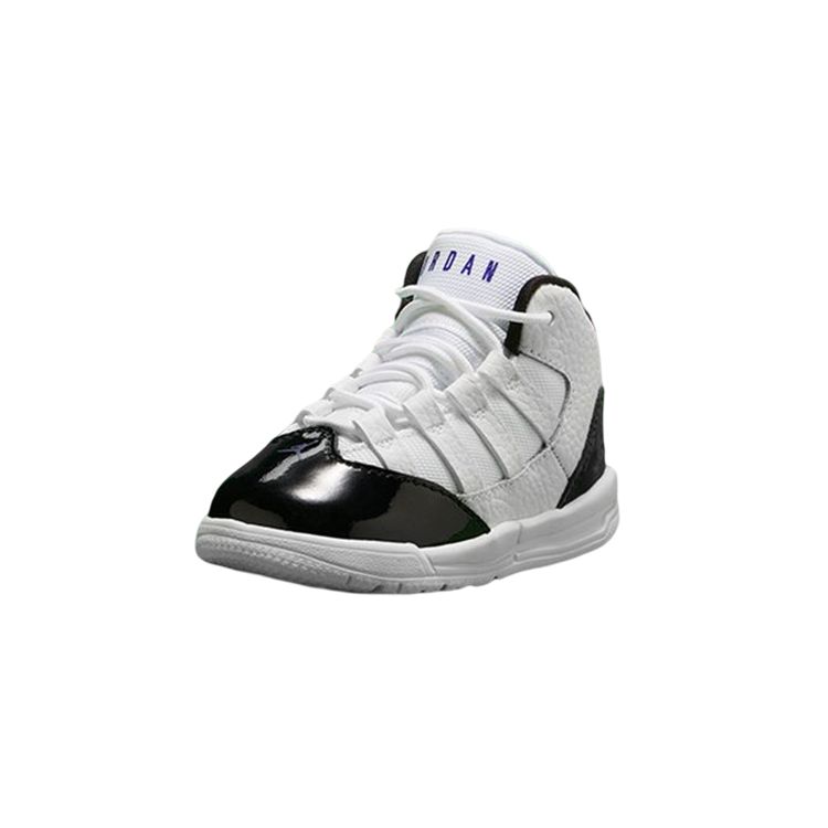 Jordan Max Aura Air  Retro Comfortable Shock Absorbing Durable High-Top Walking Shoes Baby Shoes Black White AQ9215-121