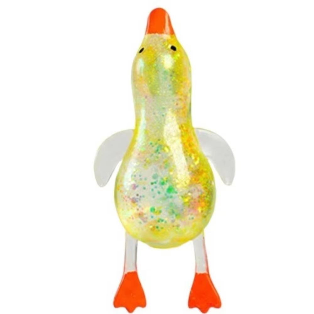 Roasted Glittering Maltose Squishy Duck Cute Stress Relief Squeeze Soft Slow Rising Funny Fidget Kids Adults Birthday Party Gift