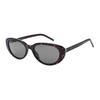 Interwoven Letter Mini Hinge Cat Eye Sunglasses Women Sunglasses Tortoise Silver SL-M154-002