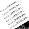 60pcs Sewing Machine Needles For Singer Brother Janome Varmax Sizes 65/9 75/11 80/12 90/14 100/16 110/18 Sewing Machine Supplies