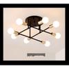 Nordic Wrought Iron Pendant Light: Creative Industrial Style for Living Room, Dining Room, or Bedroom.