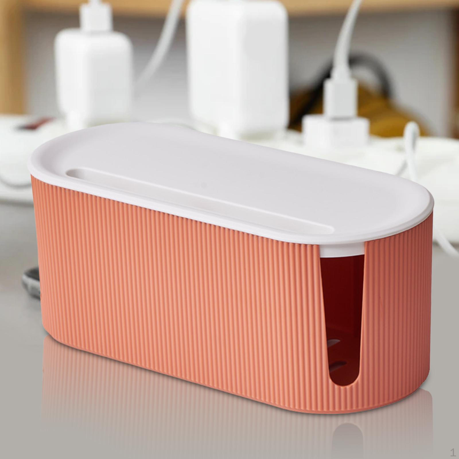 Коробка для управления кабелями Спрятать и скрыть Для спальни 12x5.5x5 дюймов оранжевый