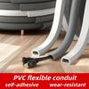 1roll 2mX1.5cm Self Adhesive Curved Groove Floor Wire Cover Invisible Anti Extrusion Extension Wire Groove Protector