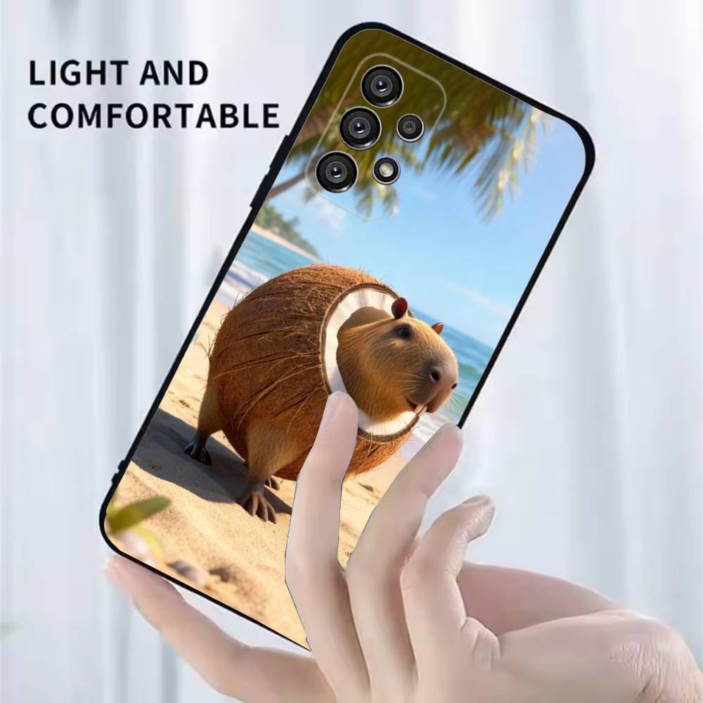 Animals Italian Brainrot Phone Case For Samsung Galaxy A13,A21s,A22,A31,A32,A52,A53,A71,A80,A91 Soft Black Shell