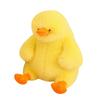 Yellow Duck Plush Toy Chubby White Duck Plushie Stuffed Animal Doll Home Office Bedroom Decoration Kids Adults Christmas Birthday Gift 26-27s
