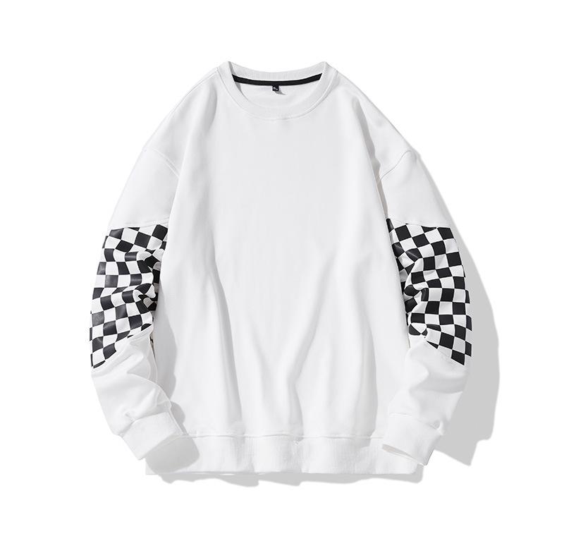 Herren Sweatshirt Frühling und Herbst Lässig Rundhals Pullover Herren Off-Shoulder Sweatshirt Geeignet für Sekundärentwicklung 320g