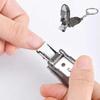 Mini Nagelknipser Nagelzubehör und Werkzeuge Maniküre Schere Schlüsselanhänger Fingernagel Tragbare Knipser mit Nagelfeilen Heim Geschenk