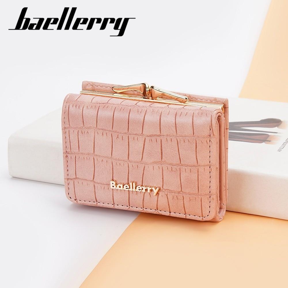 Fashion PU Leather Short Wallet Portable Crocodile Pattern Coin Purse Lightweight Korean ID Card Holder Women Wallet