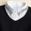 1 piece of luxurious original beaded exquisite women's fake collar, versatile and suitable for spring, summer, autumn and winter