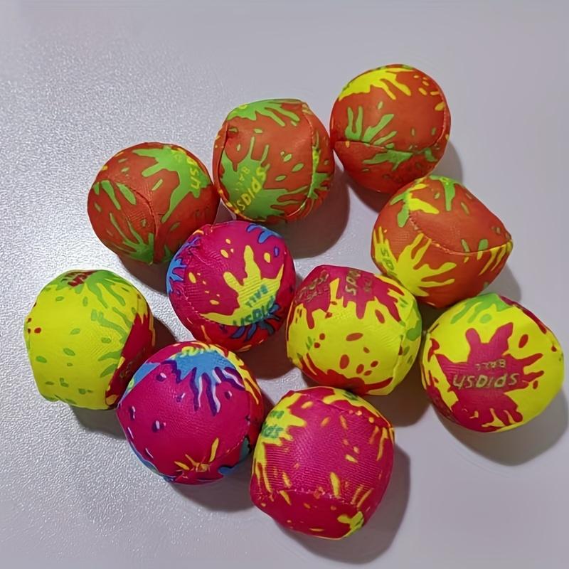 10 Stück Splash Wasserbälle, Pool Abkühlungs-Wasserbälle, Geeignet für Strand- und Außenspiele, Zufällige Farben