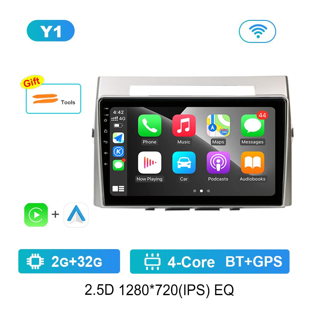 

Мультимедийный плеер для автомагнитолы для Toyota Corolla Verso AR10 2004 - 2009 QLED Экран Операционная система Android Головное устройство WiFi GPS Navi DSP Стерео