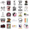 50 New Kung Fu Stickers Personalized Decorative Suitcase Notebook Waterproof Guitar Not To Be Repeated