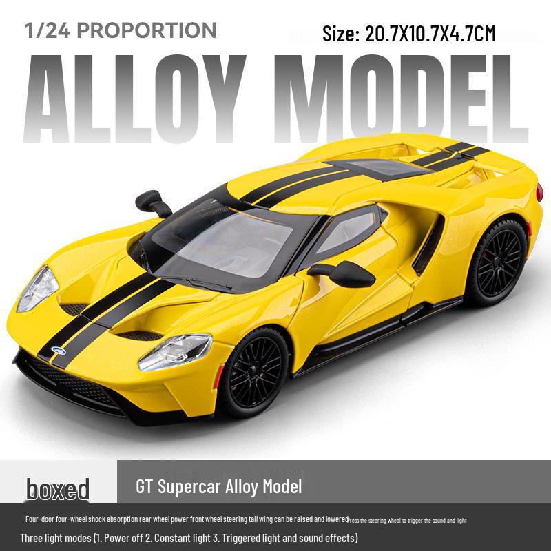 Cezhi CZ241182 GT Supercar Model Toy with Sound, Light & Pull-Back Action