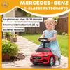 Official Mercedes-Benz Ride On Car, Foot To Floor Sliding Walker with Horn, Engine Sounds and Under-Seat Storage, Red