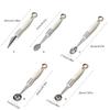 Ergonomic Handle Melon Baller Spoon Kitchen Tool Ice Cream Spoon 304Stainless Steel Texture Perfect for Ice Cream Fruits