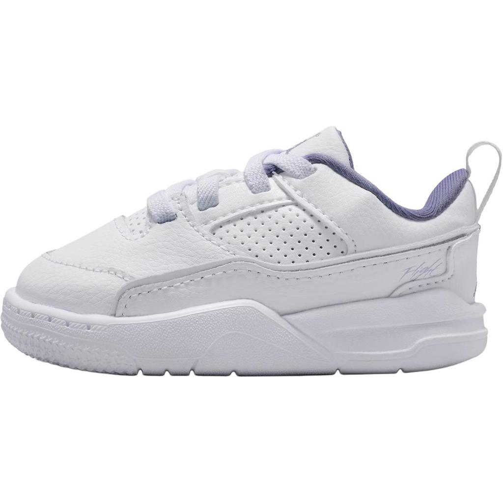 Air Jordan Flight Court TD White Dusty Amethyst Baby Sneakers HF3331-115