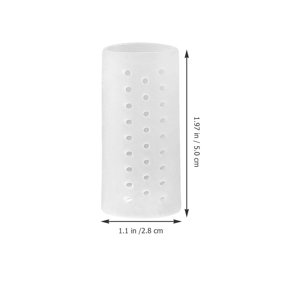 

5Pairs Toe Separators Supple Skin-Friendly Reusable Anti-Friction Protection for Daily Wear High Heels Sports Comfortable прозорий