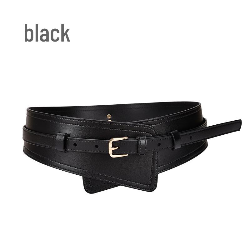 

Женский модный ремень из натуральной кожи - Широкая полоса, подчеркивающая талию, с пряжкой-штифтом для пальто 105cm