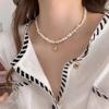 Summer Does Not Fade Pearl Jewelry Necklace Women's High-end Sense Collarbone Chain Niche Design Versatile Pendant