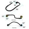 Accessorio per la riparazione del regolatore di pressione del filtro del carburante con tubo flessibile 1634770701 1634770501 per ML320 ML350 ML430 ML500