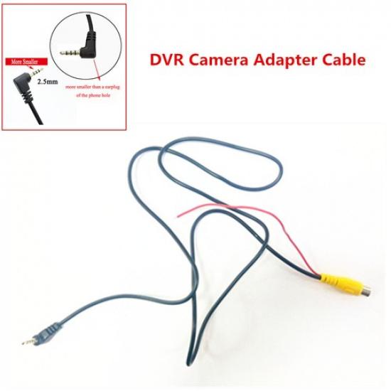 Кабель для автомобильного видеорегистратора, разъем 2,5 мм, AV-адаптер, кабель для камеры заднего вида автомобиля