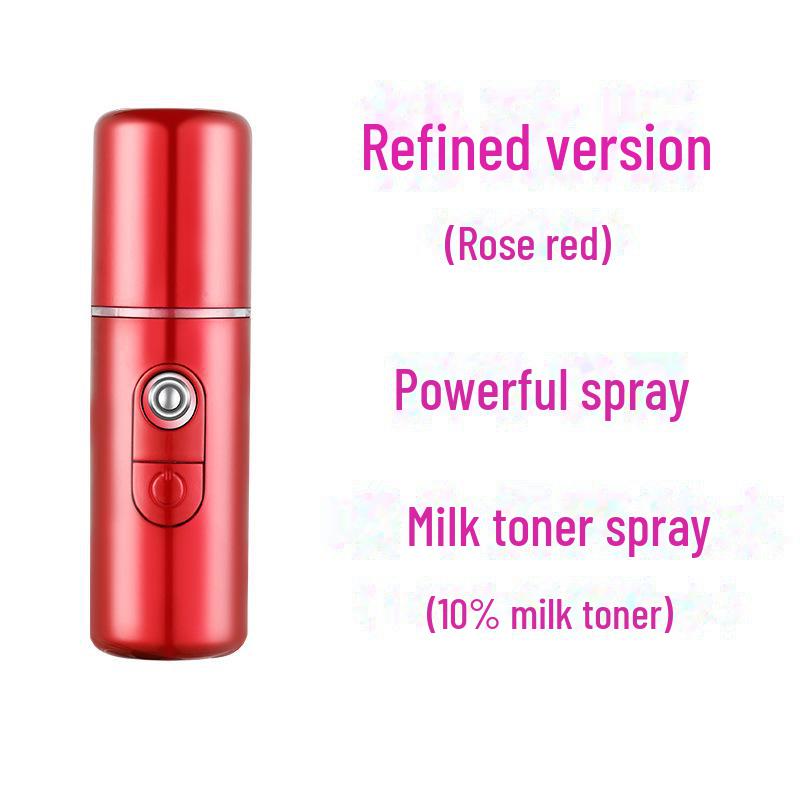 Portable Nano Spray Hydrating Facial Device – Touchscreen, Rechargeable, Moisturizing, and Whitening.
