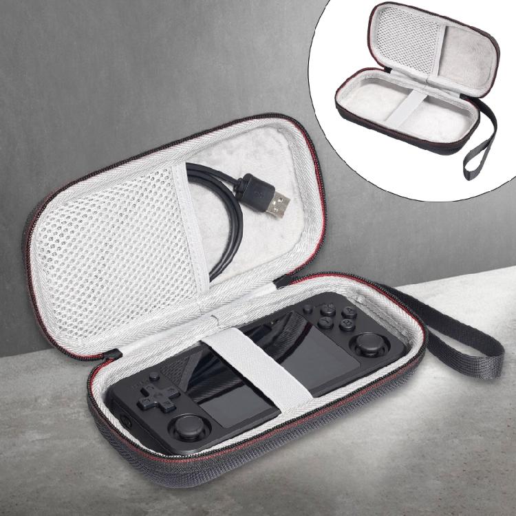 Storage Case Bag with Mesh Pocket for RG351P RG 351P Handheld Game Console Storage Bag Shockproof Travel Pouch EVA Case