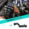 A03Z-Car Upper Radiator Coolant Hose Cooling Water Pipe 7L8122101D 7L8 122 101 D For  Q7 3.0L V6 2011-2015