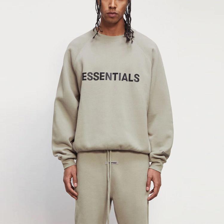 Fear of God Essentials FW20 Crew Neck Sweatshirt 'Moss' Men's 192250500209245