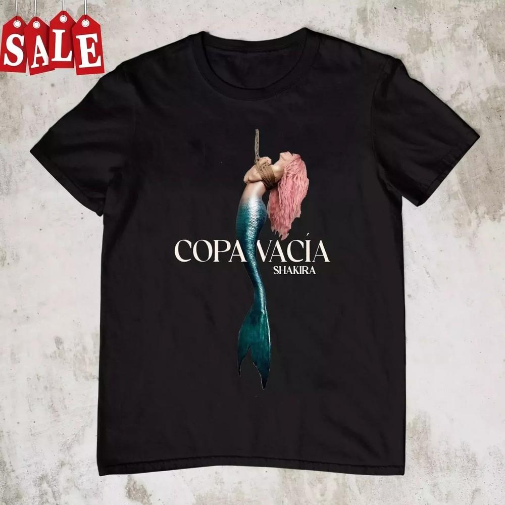 Shakira El Dorado World Tour Black Cotton T Shirt Full Size S-5XL Unisex T-Shirt XXXL