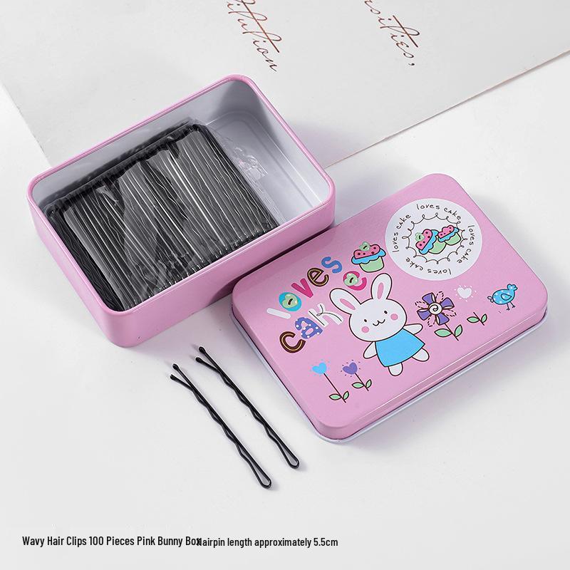 50-200 Pcs Black U-Shaped Bobby Pins & Flat Hair Clips for Hair Styling