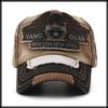 White Fang Eagle Print Logo CA732 for Men and Suitable for Running and Outdoor Activities Cap, (Black), Women,