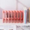 Desktop Book Stand Organizer - Durable PP Material, Ideal for Students & Office Use