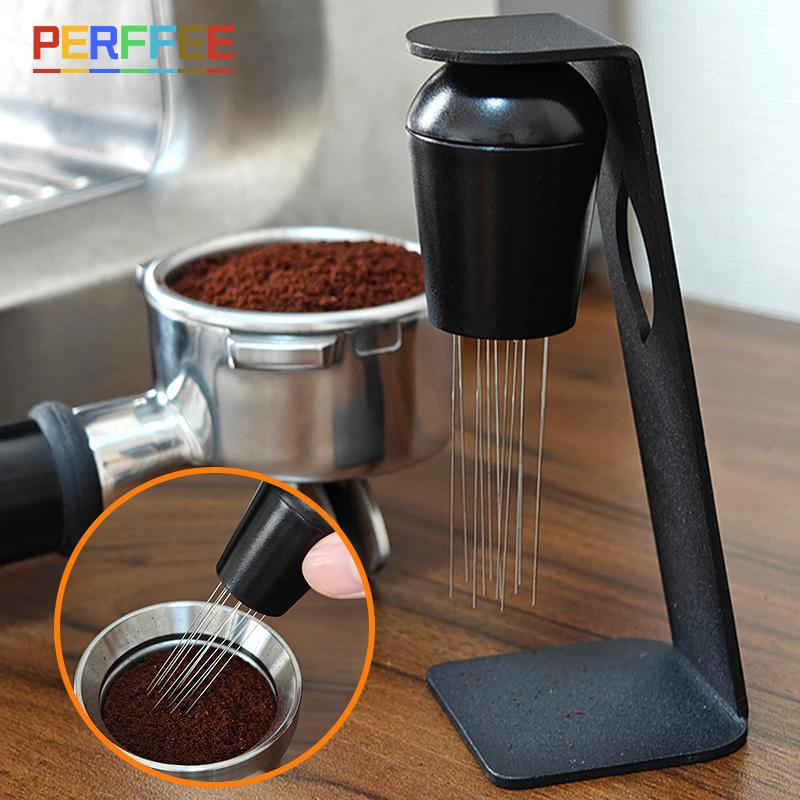 Upgraded WDT Tool Espresso Distribution Tool with Magnetic Stand Coffee Needle Stirrer Distributor WDT Tools Barista Accessories