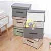 Foldable Fabric Storage Box for Clothes and Pants, Large and Small Sizes, Portable and Compact.