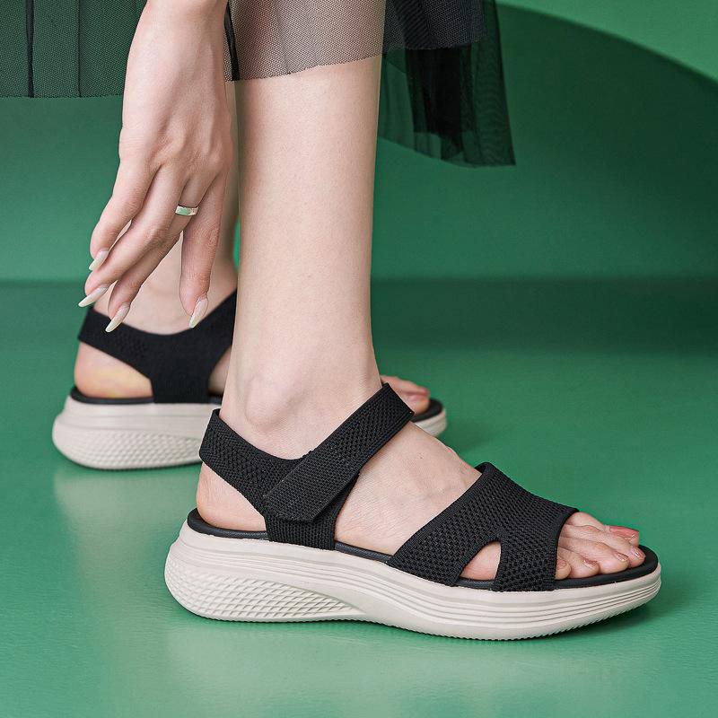 Plus Size Shoes for Women 35-42 Summer Fashion Platform Casual Wedge Sandals Comfortable Non-slip Sandalias De Mujer Beach Shoes