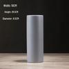 Large Frosted Matte Cylindrical Ceramic Vase