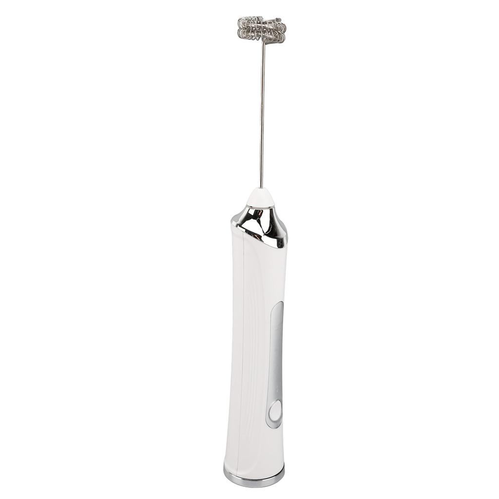 Electric Milk Frother USB Rechargeable 3 Speeds Stainless Steel Silent Portable Handheld Milk Foam M