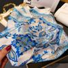 Neue Mode 70X70cm Bedruckter Damen Schal Pashmina Seidenschal Quadratisches Tuch Dekorative Kopfbedeckung Hals Luxus Design Bandana
