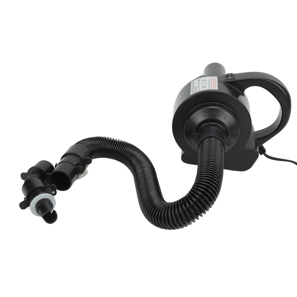 Elektrische Luftpumpe Tragbare Aufblaspumpe Luftmatratzenpumpe für Gummiboot