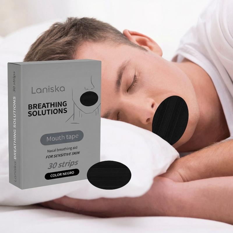 Sleeping Mouth Tape 30pcs Anti Sticker Strips Nose Breathing Solution for Bedroom Vacation