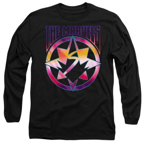 The Marvels Unisex Adult Gradient Logo T-Shirt